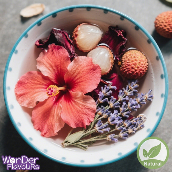 Natural Hibiscus Lychee Lavender - Wonder Flavours
