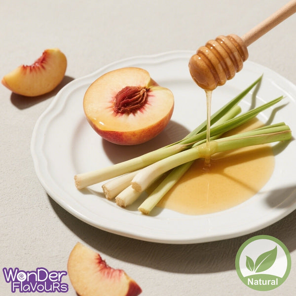 Natural Peach Honey Lemongrass - Wonder Flavours