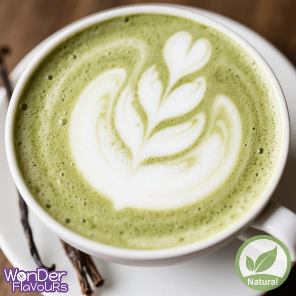 Natural Vanilla Matcha Latte - Wonder Flavours